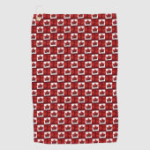 Canada Golf Towel Canada Vlag Golf Towels Golfhanddoek (Voorkant)