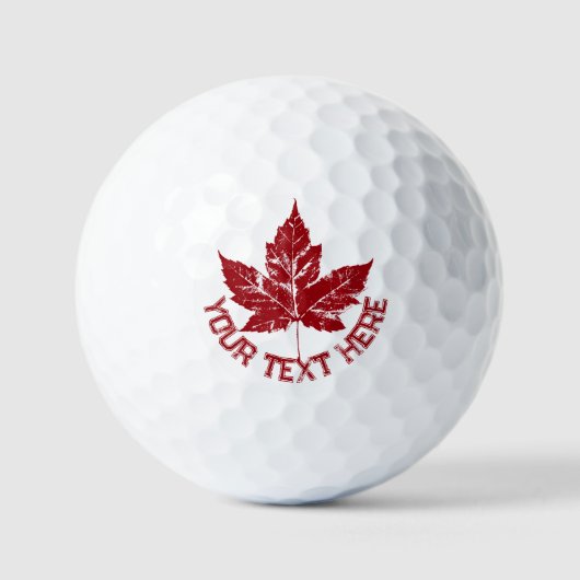 Canada Golfballen Gepersonaliseerde Golf Cadeaus C (Voorkant)