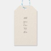 Canada Goos Cadeaulabel (Achterkant)