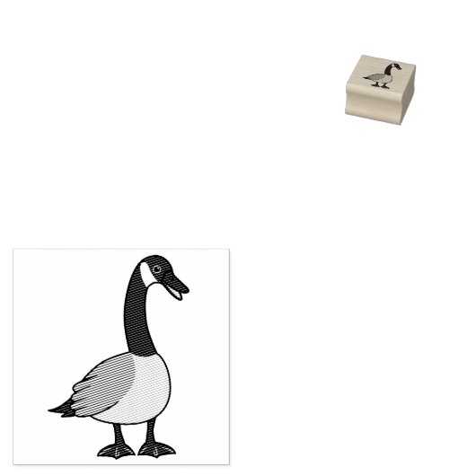 Canada Goose 1x1 Rubberstempel (Gestempeld)