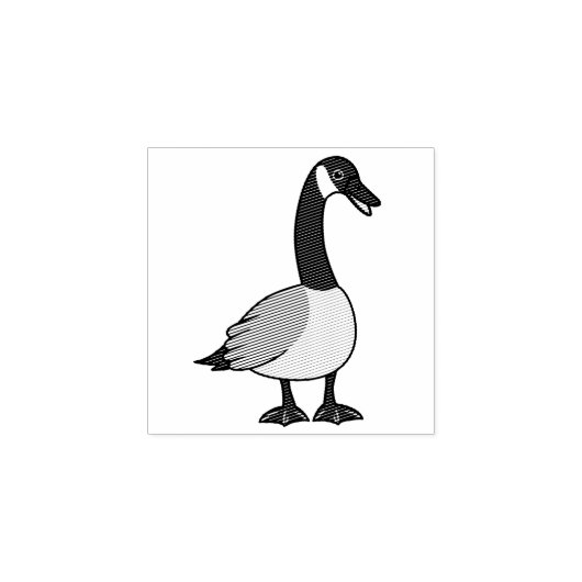 Canada Goose 1x1 Rubberstempel (Afrduk)