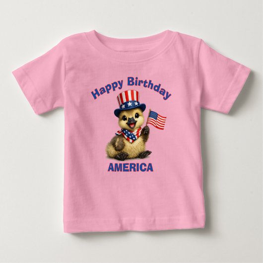 Canada Goose (4d) Patriottisch Kind T-Shirt (Voorkant)