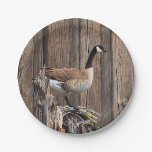 CANADA GOOSE AAN DE BARN BOARD PAPIEREN BORDJE