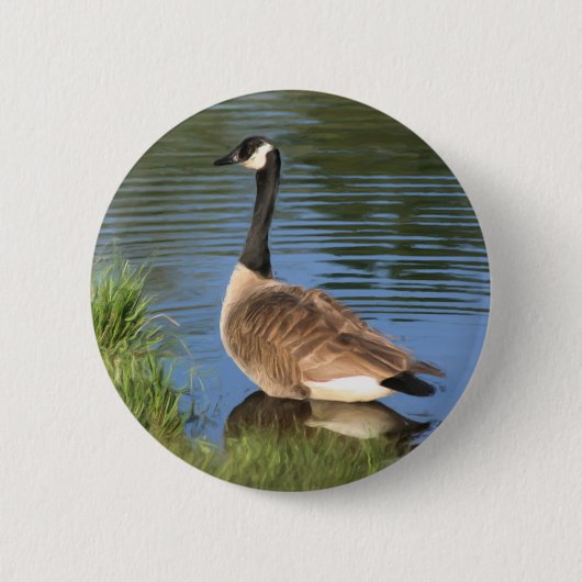 Canada Goose Animal Art Button (Voorkant)