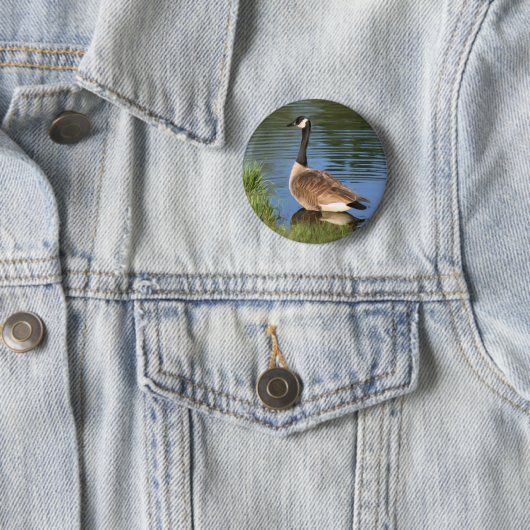 Canada Goose Animal Art Button (In situ)