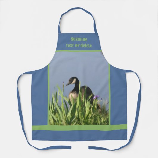 Canada Goose Animal Art gepersonaliseerd Schort (Voorkant)