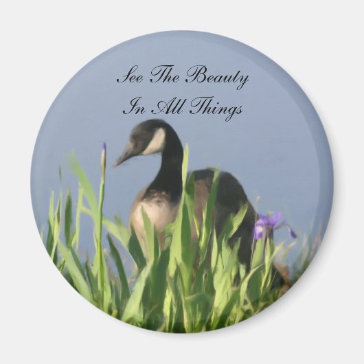 Canada Goose Beauty Inspirerend Magnet (Voorkant)
