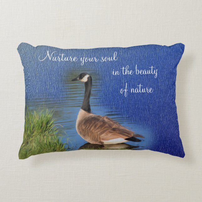 Canada Goose Beauty of Natuur Inspirerend Accent Kussen (Voorkant)