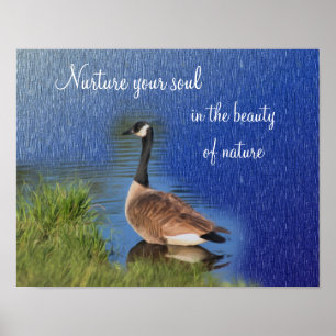 Canada Goose Beauty of Natuur Inspirerend Poster