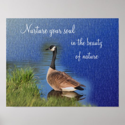 Canada Goose Beauty of Natuur Inspirerend Poster (Voorkant)