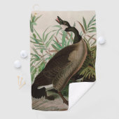 Canada Goose Birds of America Audubon Print Golfhanddoek (Insitu)