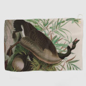 Canada Goose Birds of America Audubon Print Golfhanddoek (Horizontaal)