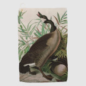 Canada Goose Birds of America Audubon Print Golfhanddoek (Voorkant)