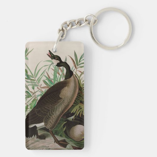 Canada Goose Birds of America Audubon Print Sleutelhanger (achterkant)
