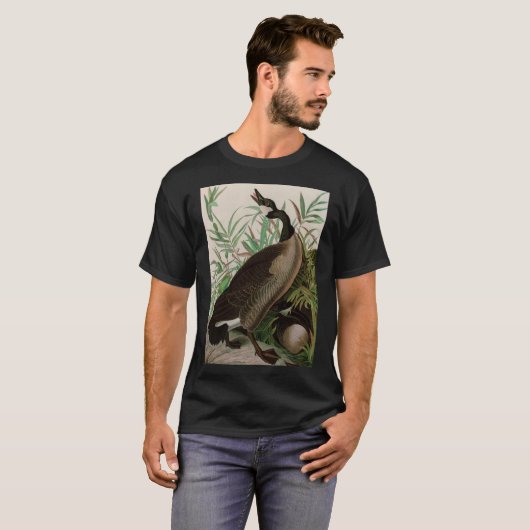 Canada Goose Birds of America Audubon Print T-shirt (Voorkant volledig)