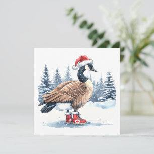 Canada Goose Canadese Kerstmis Feestdagenkaart
