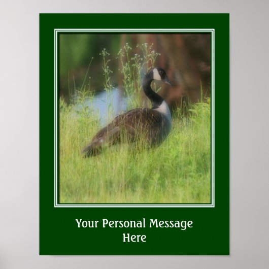 Canada Goose Creëer Your Ewn Quote Poster (Voorkant)