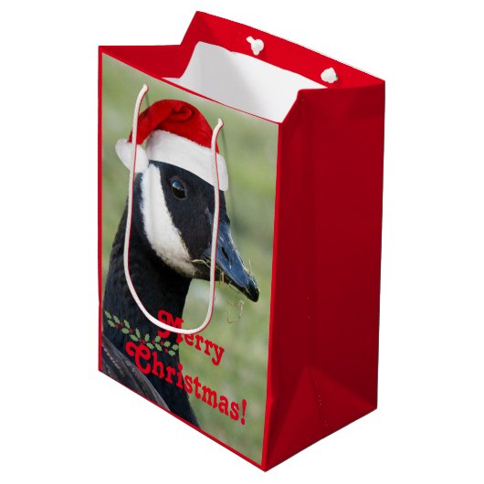 Canada Goose Dearing Red Santa Hat Vakantie Medium Cadeauzakje (Voorkant Gekanteld)