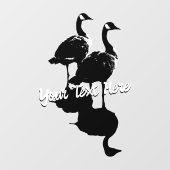 Canada Goose Decal Personalized Goose Window Cling (Vel)