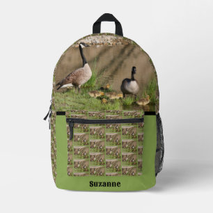 Canada Goose familie gepersonaliseerd Bedrukte Rugzak