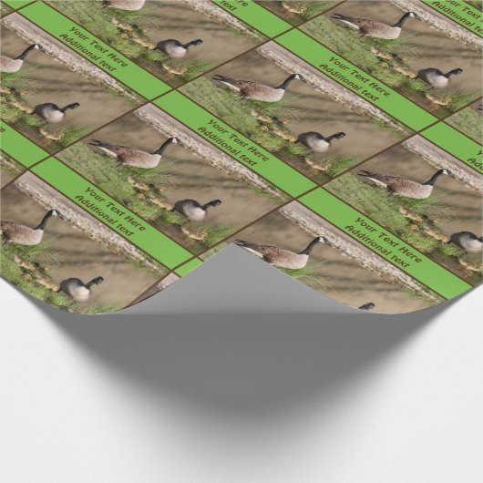 Canada Goose Family Animal Specialized Cadeaupapier (Hoek)