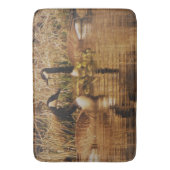 Canada Goose Family Cute Babies Goslings Geese Badmat (Voorkant Verticaal)