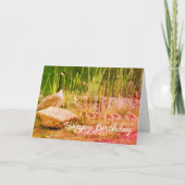 Canada Goose Family Natuur Art Birthday Kaart (Voorkant)