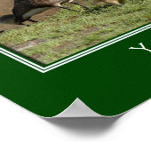 Canada Goose Family Voeg je eigen tekst toe Poster (Hoek)