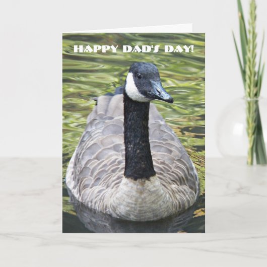 Canada Goose Foto Vaderdag kaart (Voorkant)