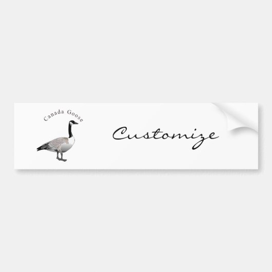 Canada Goose Gander Thunder_Cove Bumpersticker (Voorkant)
