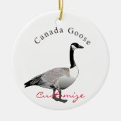 Canada Goose Gander Thunder_Cove Keramisch Ornament (Voorkant)