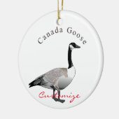 Canada Goose Gander Thunder_Cove Keramisch Ornament (Links)