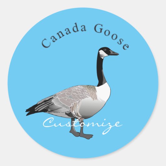 Canada Goose Gander Thunder_Cove Ronde Sticker (Voorkant)