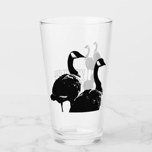 Canada Goose Glasses Personalized Canada Gifts Glas (Voorkant)