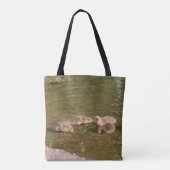 Canada Goose Gosling Babies Wildlife Tote Bag (Achterkant)