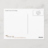 Canada Goose & Goslings Wildlife Series # 17 Briefkaart (Achterkant)