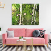 (Canada) Goose Green Canvas Afdruk (Insitu (Woonkamer))