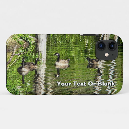 (Canada) Goose Green Case-Mate iPhone Case (Achterkant (horizontaal))