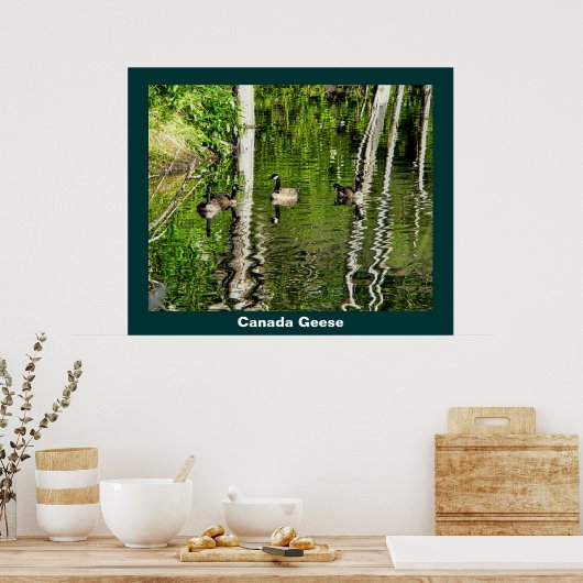 (Canada) Goose Green Poster (Keuken)
