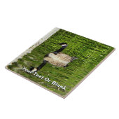 (Canada) Goose Green Tegeltje (Zijkant)