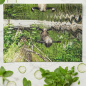 (Canada) Goose Green Theedoek (Gevouwen)