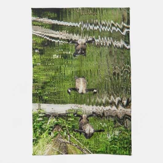 (Canada) Goose Green Theedoek (Verticaal)