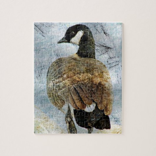 Canada Goose Grunge Legpuzzel (Verticaal)
