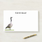 Canada Goose Honking Notities Post-it® Notes (Op bureau)