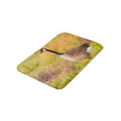 Canada Goose in kleurrijk veld Badmat (Gekanteld)