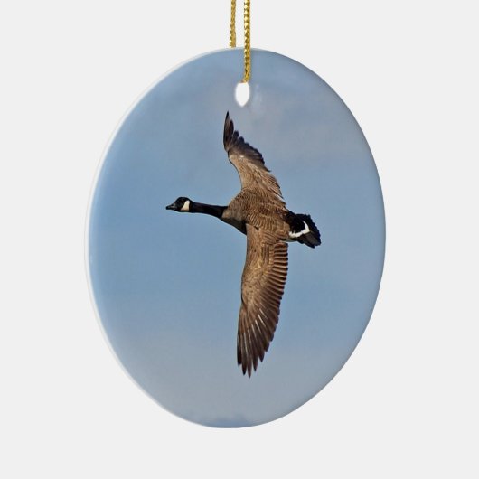 Canada Goose in vlucht Keramisch Ornament (Rechts)
