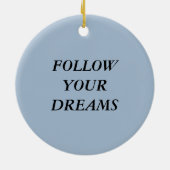 Canada Goose in vlucht Keramisch Ornament (Achterkant)