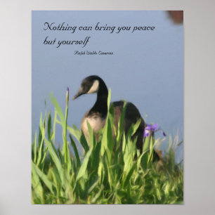 Canada Goose Inner Peace Inspirerend Quote Poster