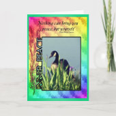Canada Goose Inner Peace Quote Inspirerend Kaart (Voorkant)