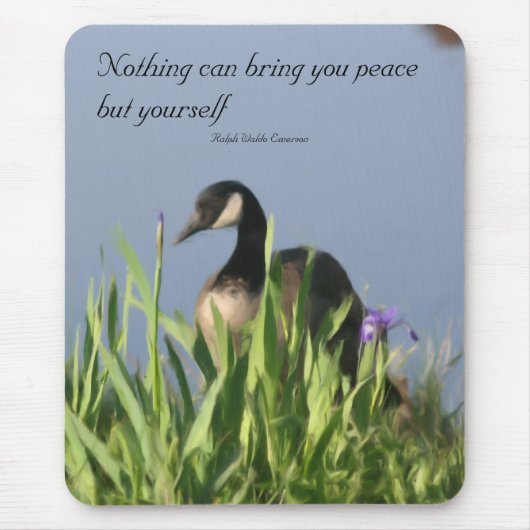 Canada Goose Inner Peace Quote Muismat (Voorkant)
